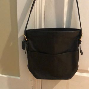 Vintage Black Coach Bag